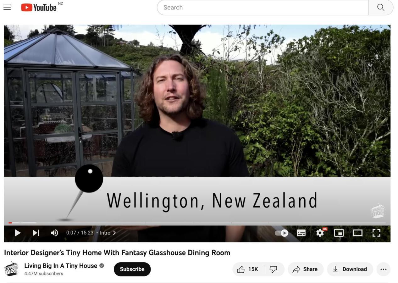 Tiny House With Greenhouse Dining Lower Hutt Zewnętrze zdjęcie